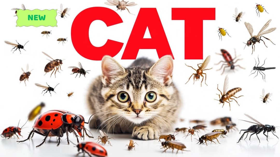 CAT GAMES | Keep Your Furry Friend Active and Happy Ep6 | 3 HOURS 🐝🐞🦋🦎🦜🐭🧵
