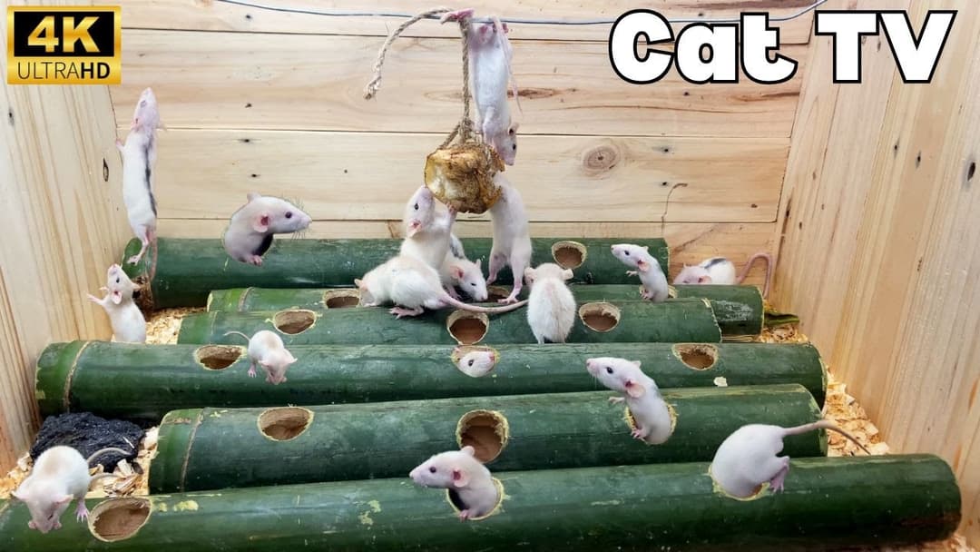 Cat TV: Mice Hide and Seek Game – Interactive Fun for Cats!