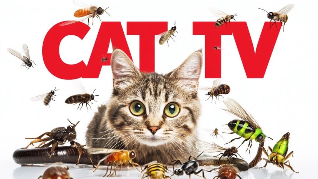 CAT GAMES | That Will Keep Your Cat Entertained Episode 33 | 3 HOURS 🐝🐞🦋🦎🦜🐭🧵
