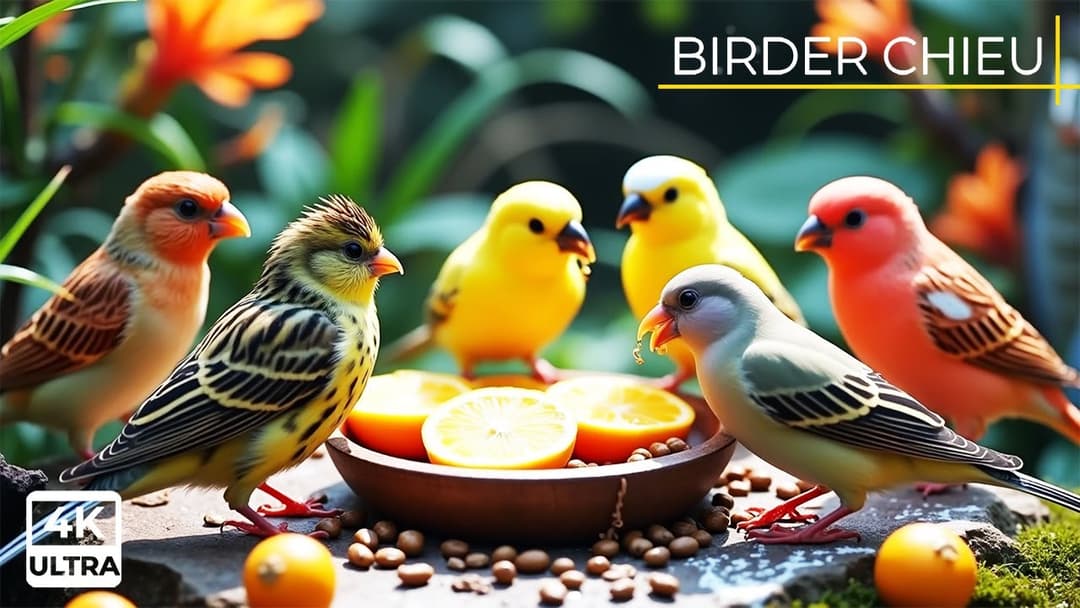 🔴Summer Birds & Squirrels Flock to the Birdtable🕊️🐿️ Live 12 Hours in Ultra HD 😺