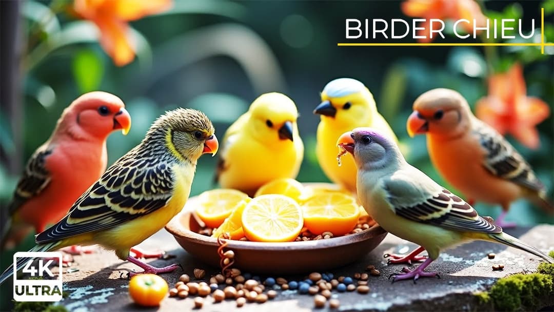 🔴 Birds & Squirrels After a Rain Storm🕊️🐿️ Live 12 Hours in Ultra HD 😺