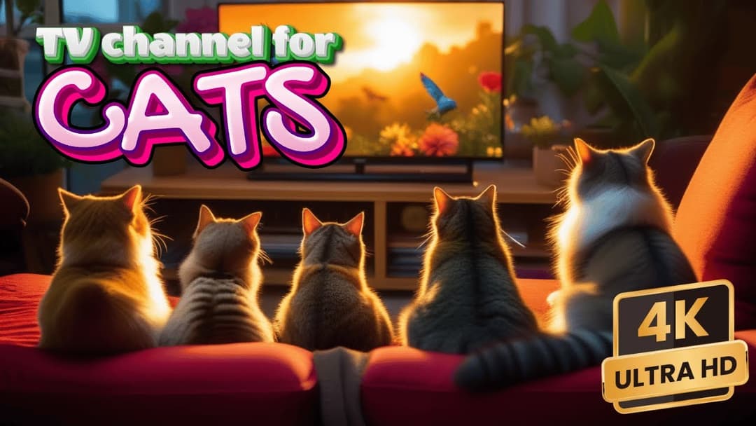 Cat TV for Cats to Watch 😺 Endless Chipmunks, Birds, Squirrels 🐿 Cat Games 4K HDR 60FPS